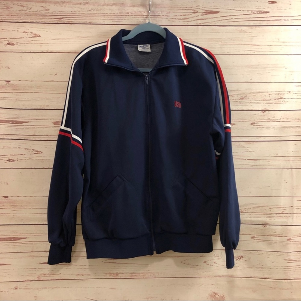 Mac Gregor Vintage Track Zip Up Jacket USA